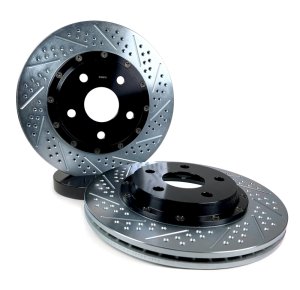 Chevrolet Camaro LS Brake Rotor (2) - Rear - Baer Brakes - Eradispeed+ Slot & Drilled - `16-`24